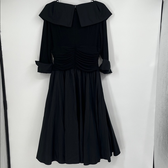 Eliza J Black 3/4 Sleeve Fit and Flare Dress Size 14 - Picture 9 of 11